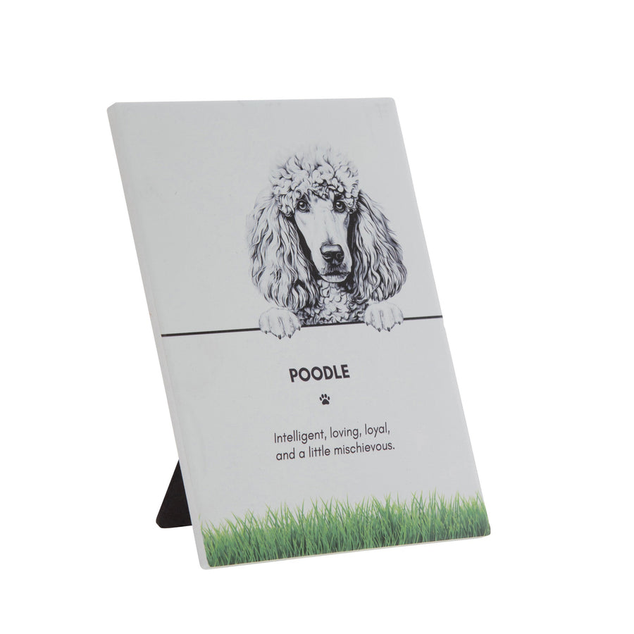 PET PLAQUE - Poodle