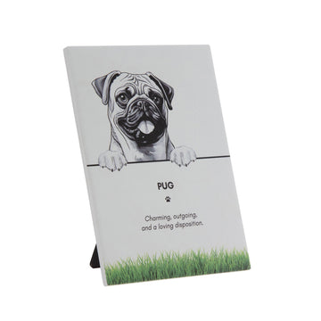 PET PLAQUE - Pug