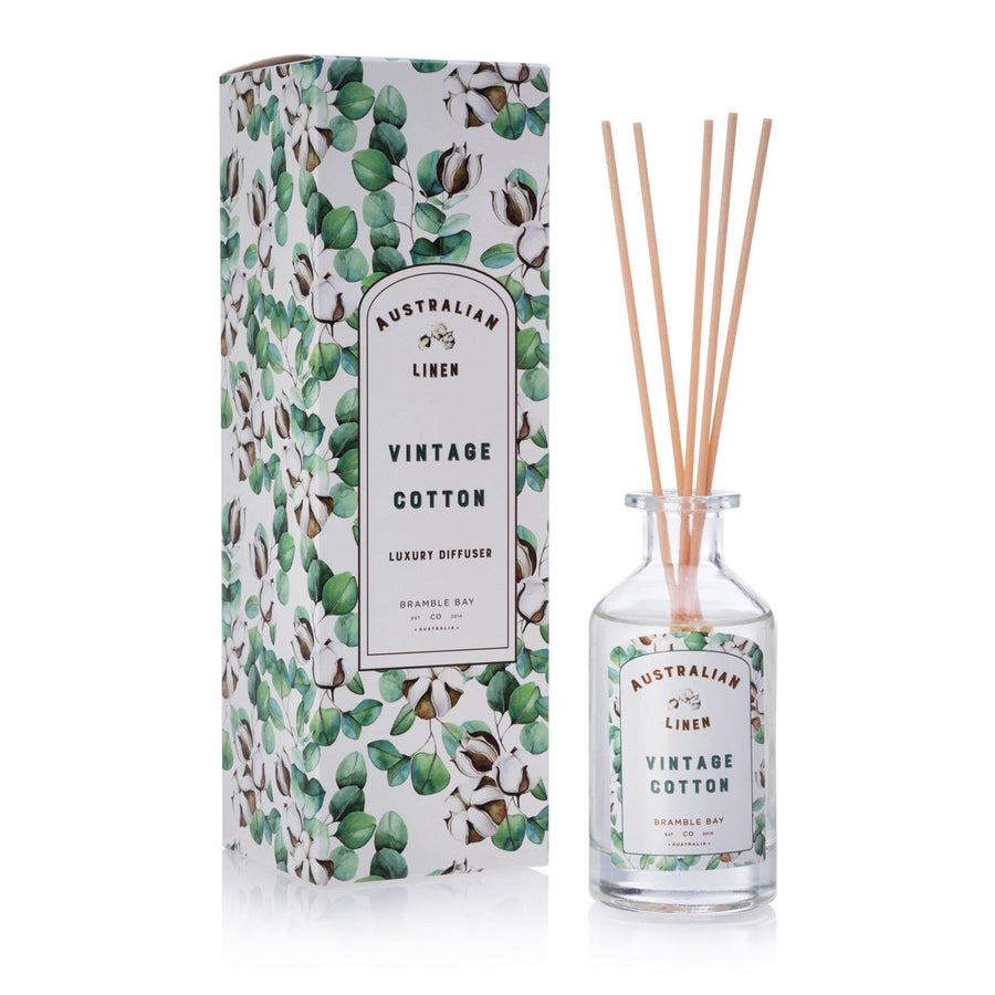 Australian Linen Vintage Cotton 180ml  Diffuser