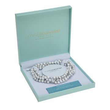 White Howlite Naturals Necklace 62