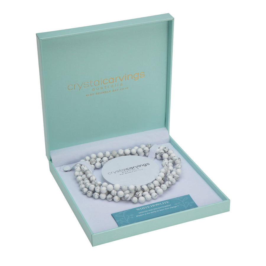 White Howlite Naturals Necklace 62